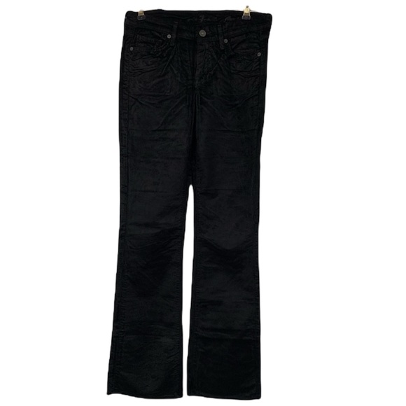 7 For All Mankind Pants - 7 FOR ALL MANKIND BLACK CORDUROY JEANS FLYNT 26